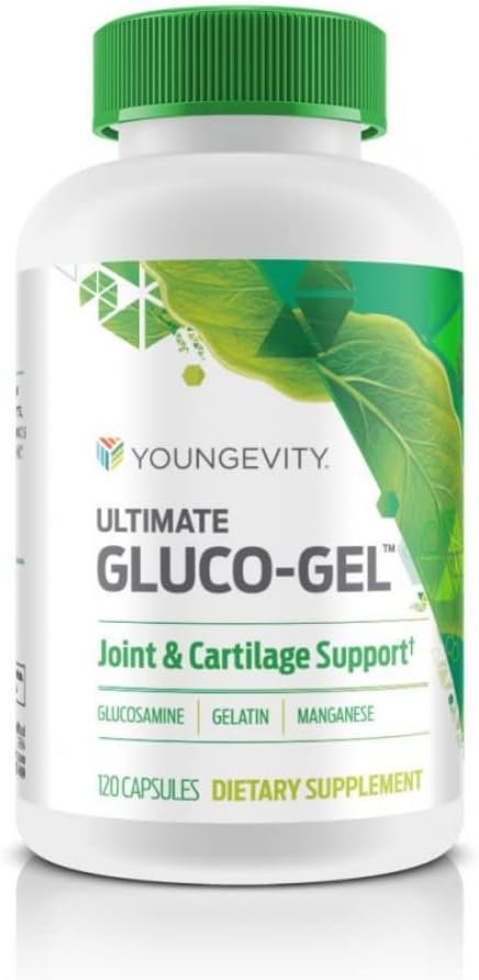 Youngevity Ultimate Gluco-Gel Glucosamine & Gelatin Support, 120 Capsules