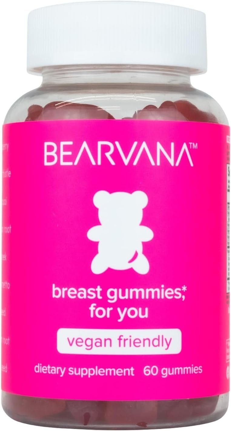 BEARVANA Women’s Multivitamin Gummies Top Support – Includes Herbal Extracts & Essential Vitamins – Berry Flavor – 60 Gummies