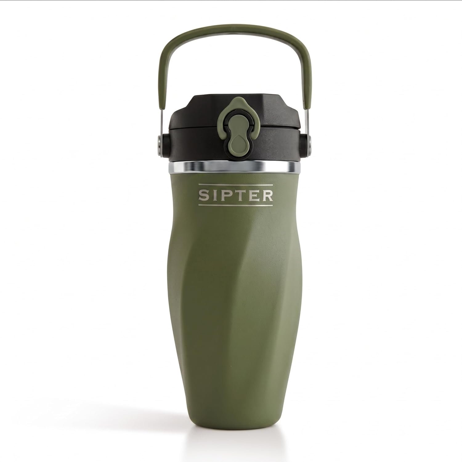Best Shaker Bottle for Protein Mixes – Double Wall Stainless Steel, For Shakes, Water, Smoothies, Cocktails Leak-Proof, 26oz, Copper-Insulated Blender Cup, BPA-Free No Mixing Tools (iron sage)
