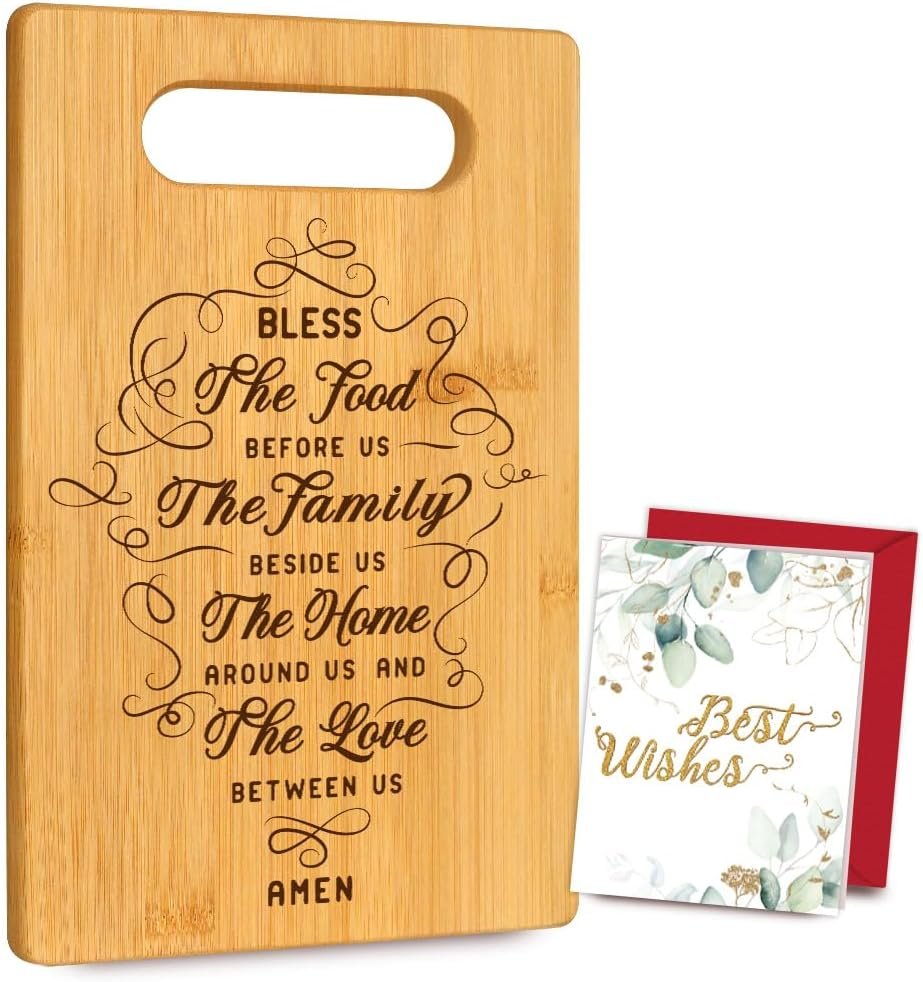Christian Cutting Board Gifts for Women, Inspirational Gift for Woman Religious Spiritual Gifts for Mom Her Sister Friends Female, Coworker Cutting Board
