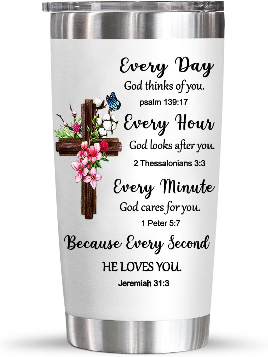 YXOTJHS Christian Gifts For Women, Christian Tumblers For Women, 20 Oz