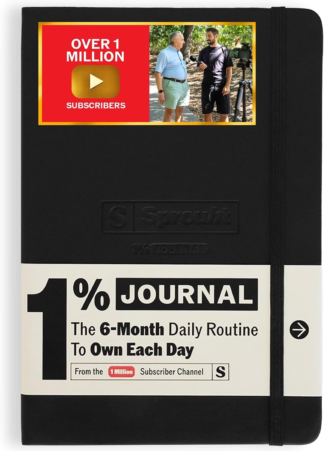 1% Guided Daily Journal with Prompts for Men & Women