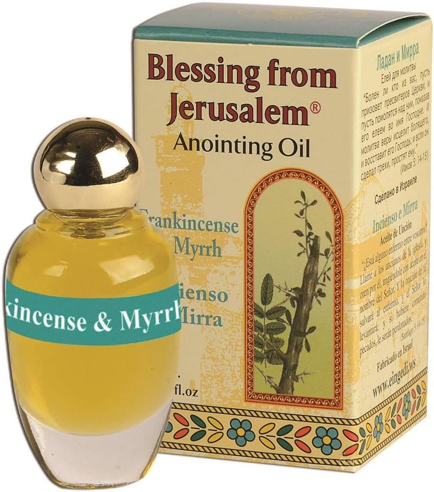 Anointing Oil 12ml. – Blessing from Jerusalem (Frankincense and Myrrh)