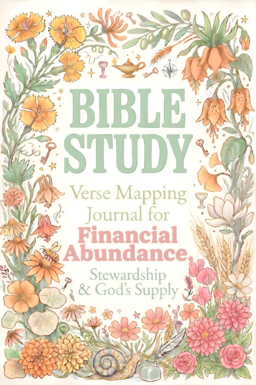 BIBLE STUDY FOR FINANCIAL ABUNDANCE, STEWARDSHIP & GOD’S SUPPLY: VERSE MAPPING & 52-WEEK GUIDED PRAYER BOOK: Devotional Faith-Based Reflection & … Mapping: Anchored in Grace Through Scripture)