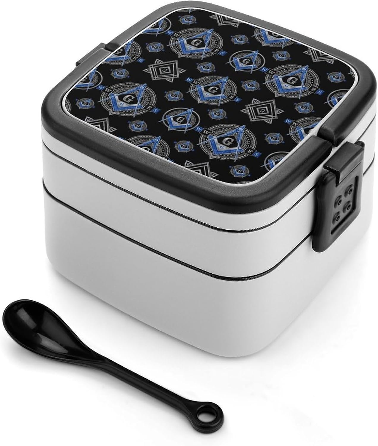 Adult Lunch Bento Box With Spoon Large Capacity