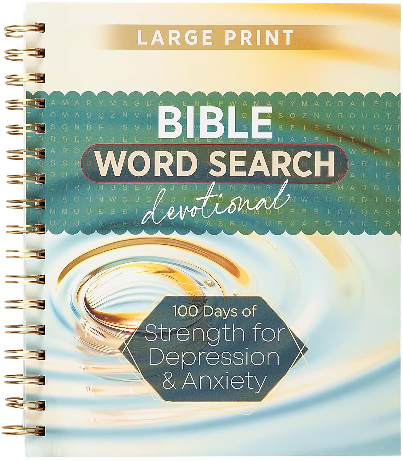 100 Days of Strength for Depression & Anxiety: Bible Word Search Devotional