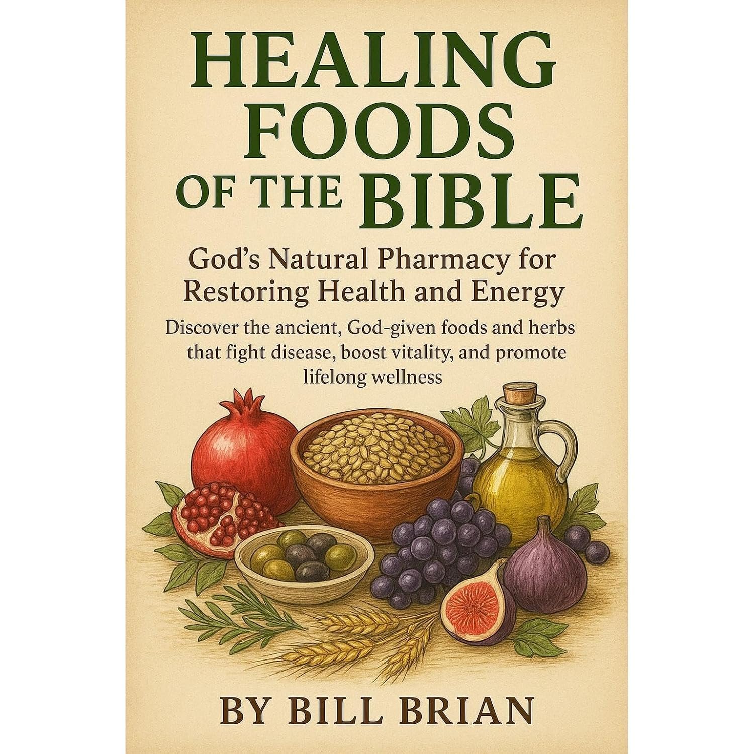 Healing Foods of the Bible: Discover Ancient Biblical Foods, Herbs, and Natural Remedies for Healing, Boosting Immunity, Preventing Disease, and Restoring Vitality God’s Way