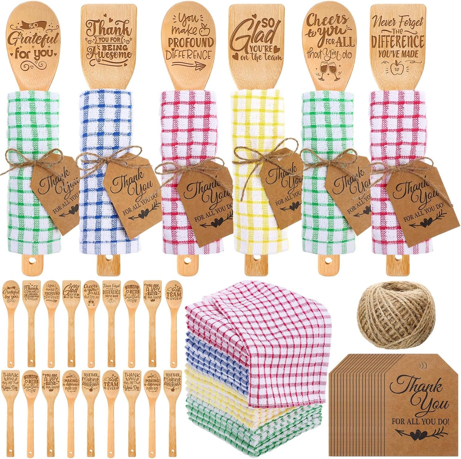 Honeydak 24 Set Bulk Appreciation Kitchen Gift Set for Employee