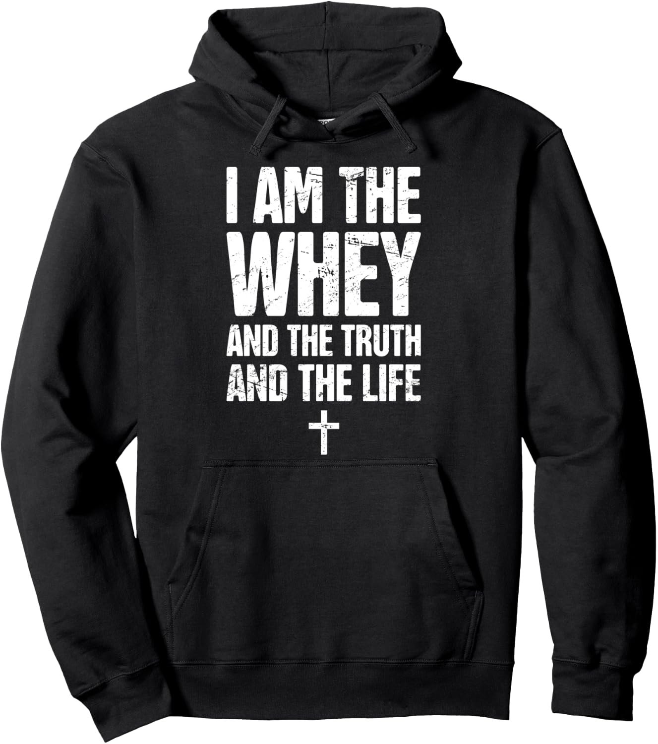 Bible Verse – Funny Christian Athlete / Christian Workout Pullover Hoodie